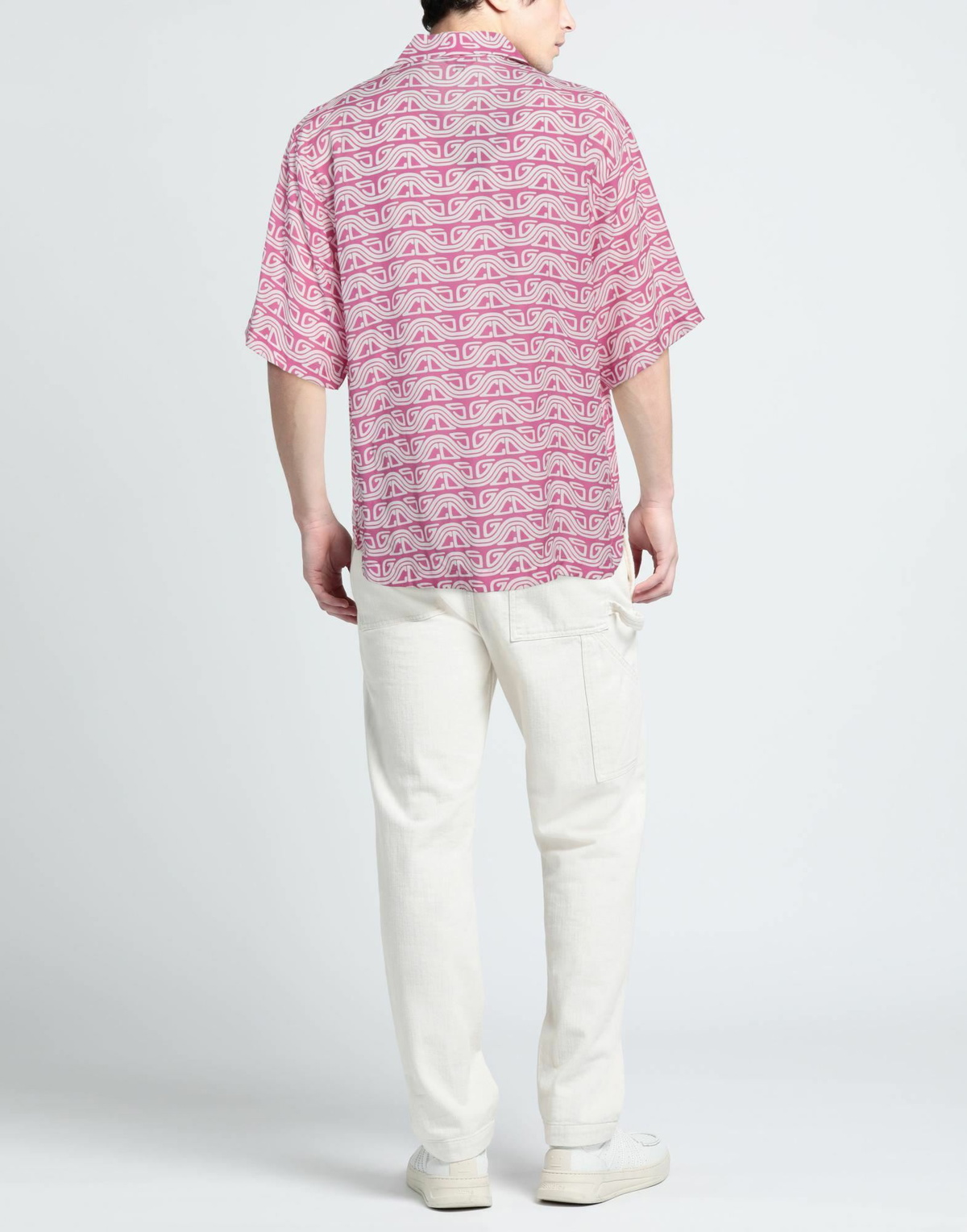 Gcds Mens Shirt Fuchsia