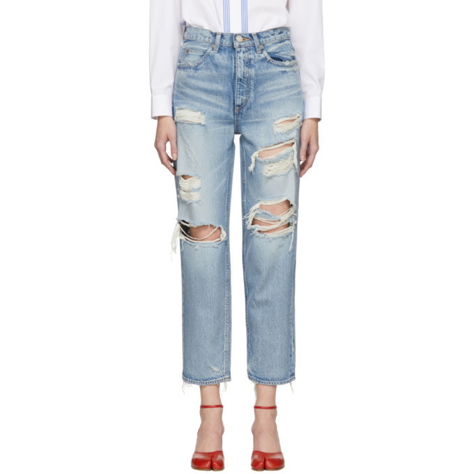 Photo: Moussy Vintage Blue Baron JW Tapered Jeans