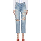 Moussy Vintage Blue Baron JW Tapered Jeans