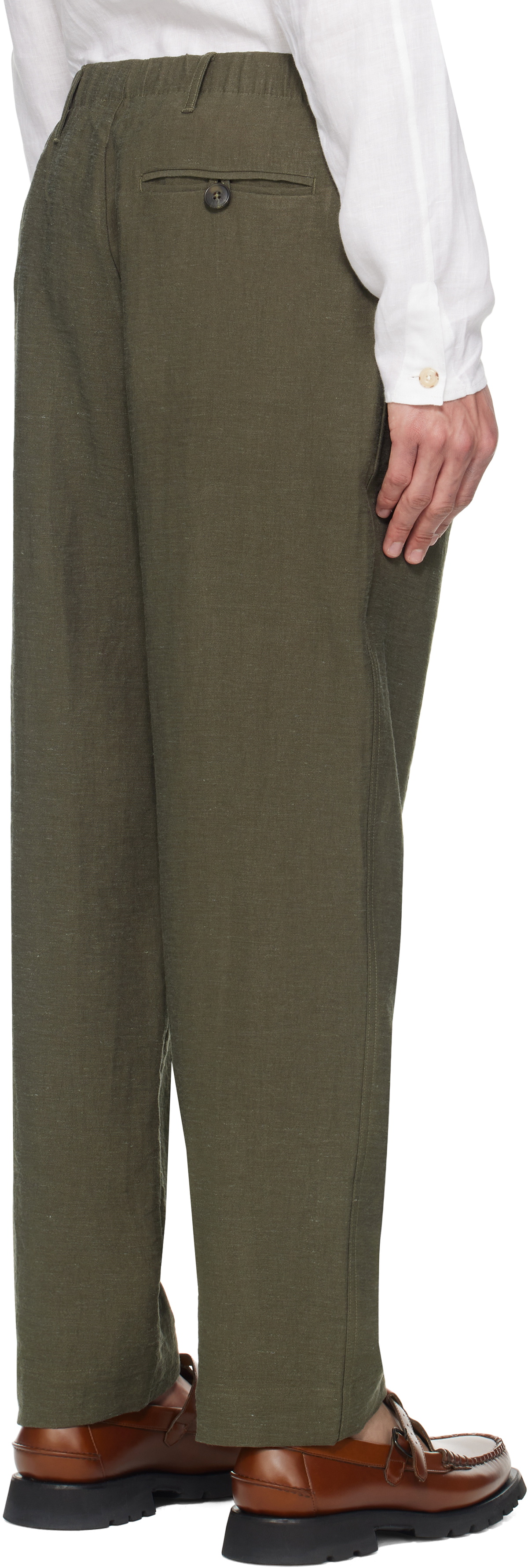 COMMAS Khaki Resort Trousers