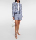 Rebecca Vallance Matteo striped bouclé jacket