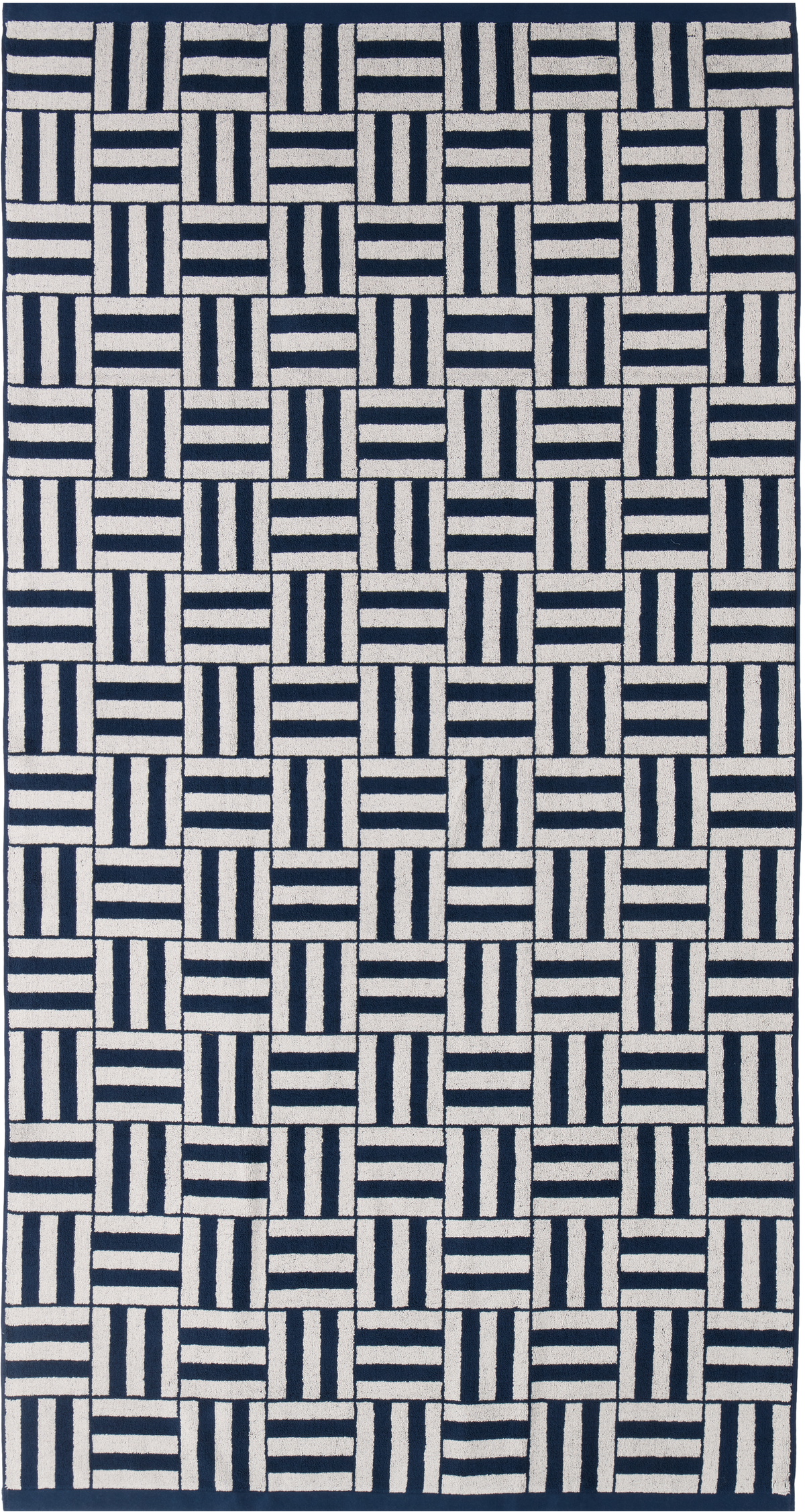 Baina Navy & Gray Willis Pool Towel
