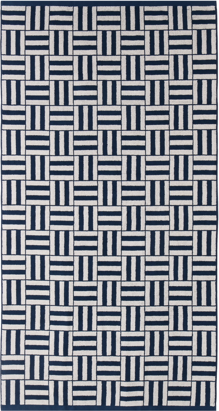 Photo: Baina Navy & Gray Willis Pool Towel