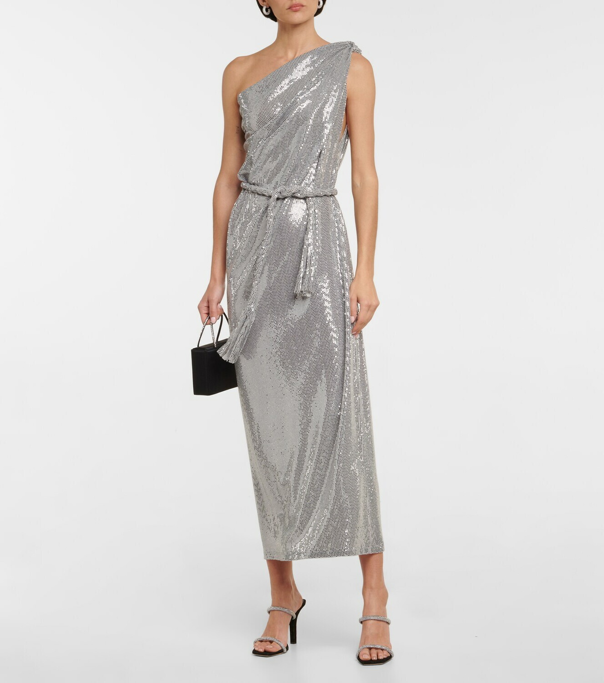 Dodo Bar Or One-shoulder sequined midi dress Dodo Bar Or