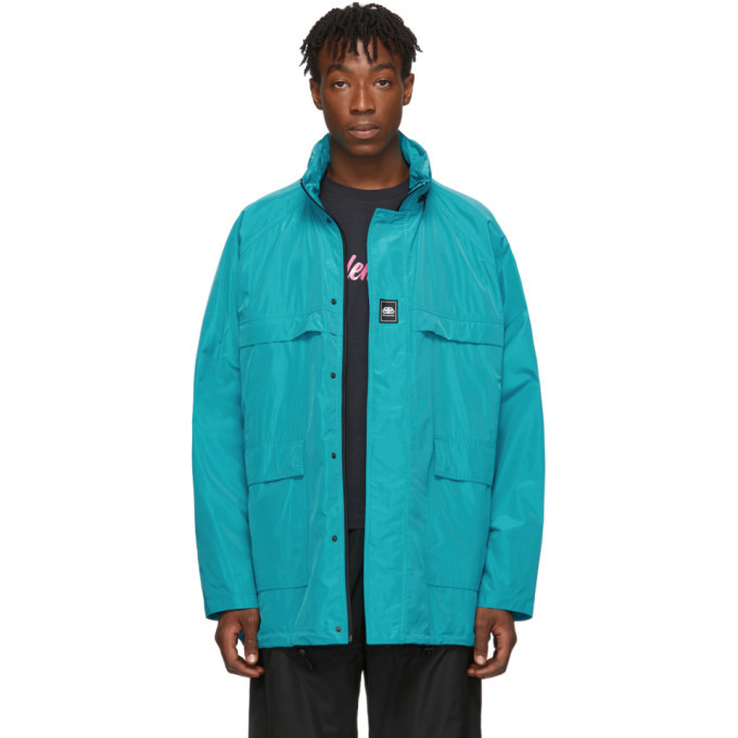 Windproof Jacket Balenciaga Clothing Turquoise