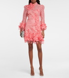 Zimmermann - High Tide appliquéd lace minidress