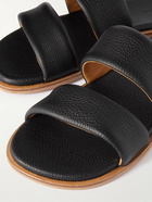 Auralee - Full-Grain Leather Sandals - Black