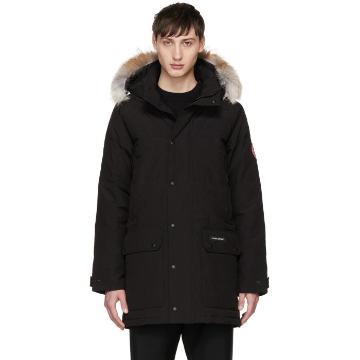 Photo: Canada Goose Black Down and Fur Emory Parka 