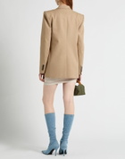 Msgm Womens Blazer Sand