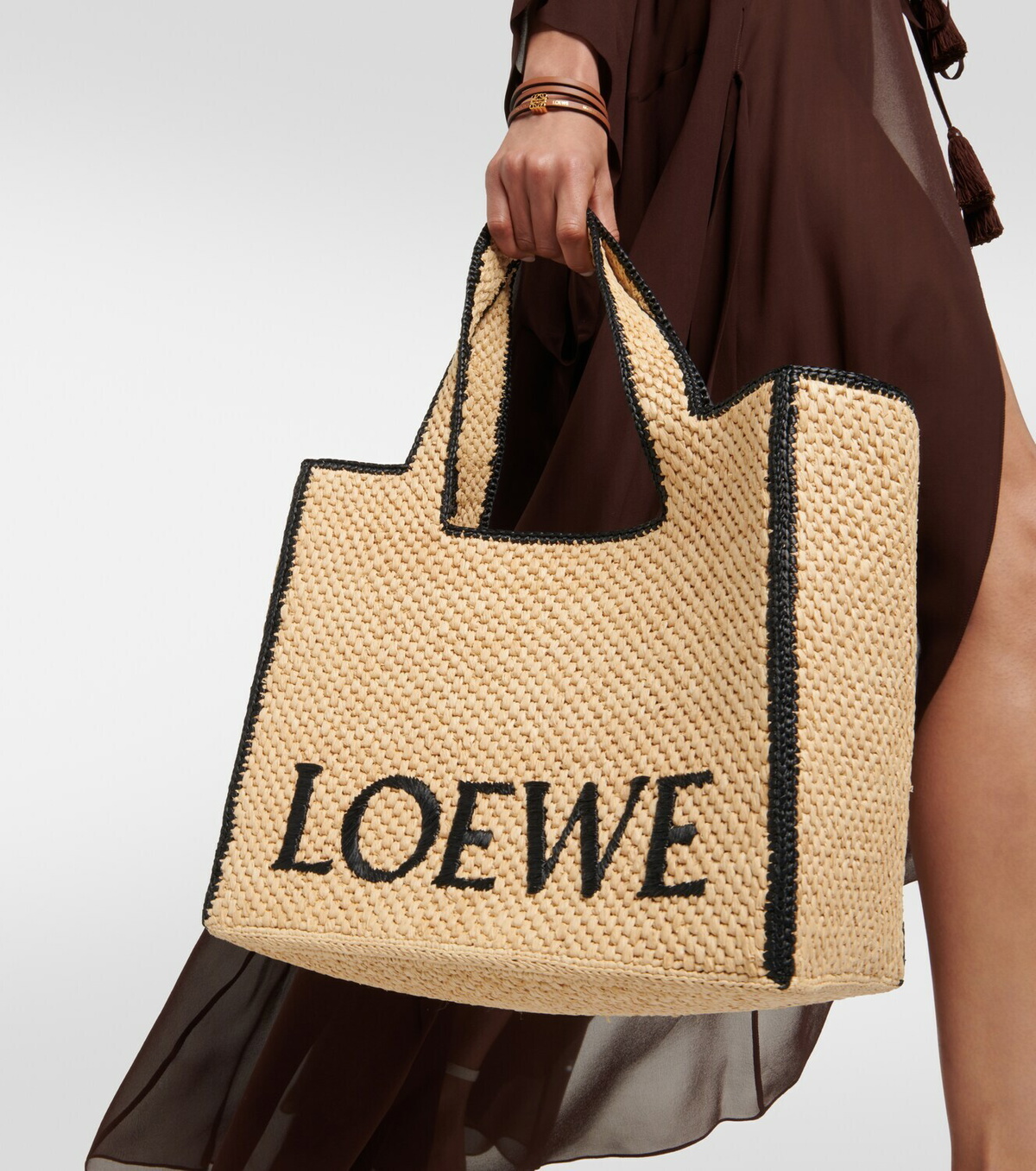 Loewe woven tote discount bag