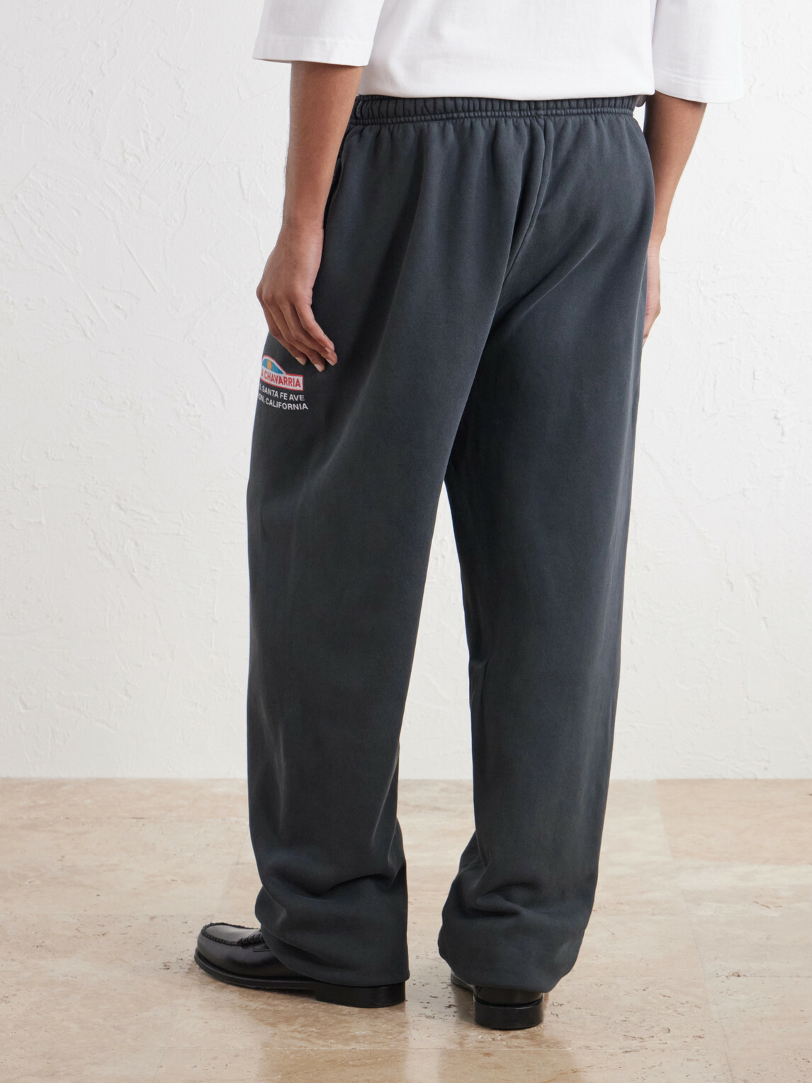 Willy Chavarria - Wide-Leg Printed Cotton-Jersey Sweatpants - Gray