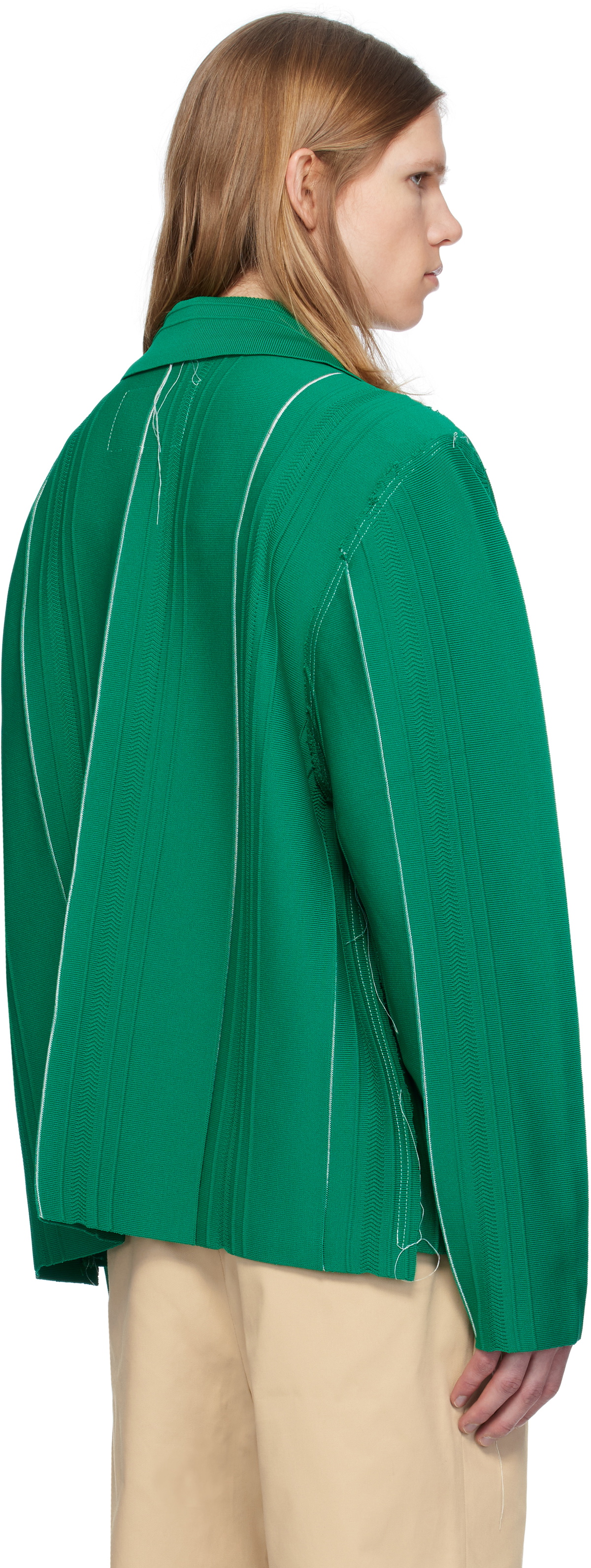 Camiel Fortgens Green Viscose Cardigan
