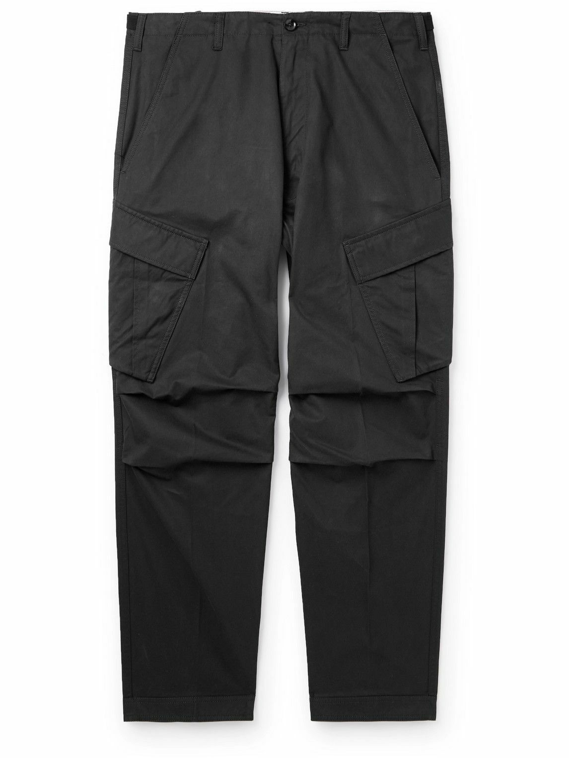 TOM FORD - Straight-Leg Cotton-Twill Cargo Trousers - Black TOM FORD