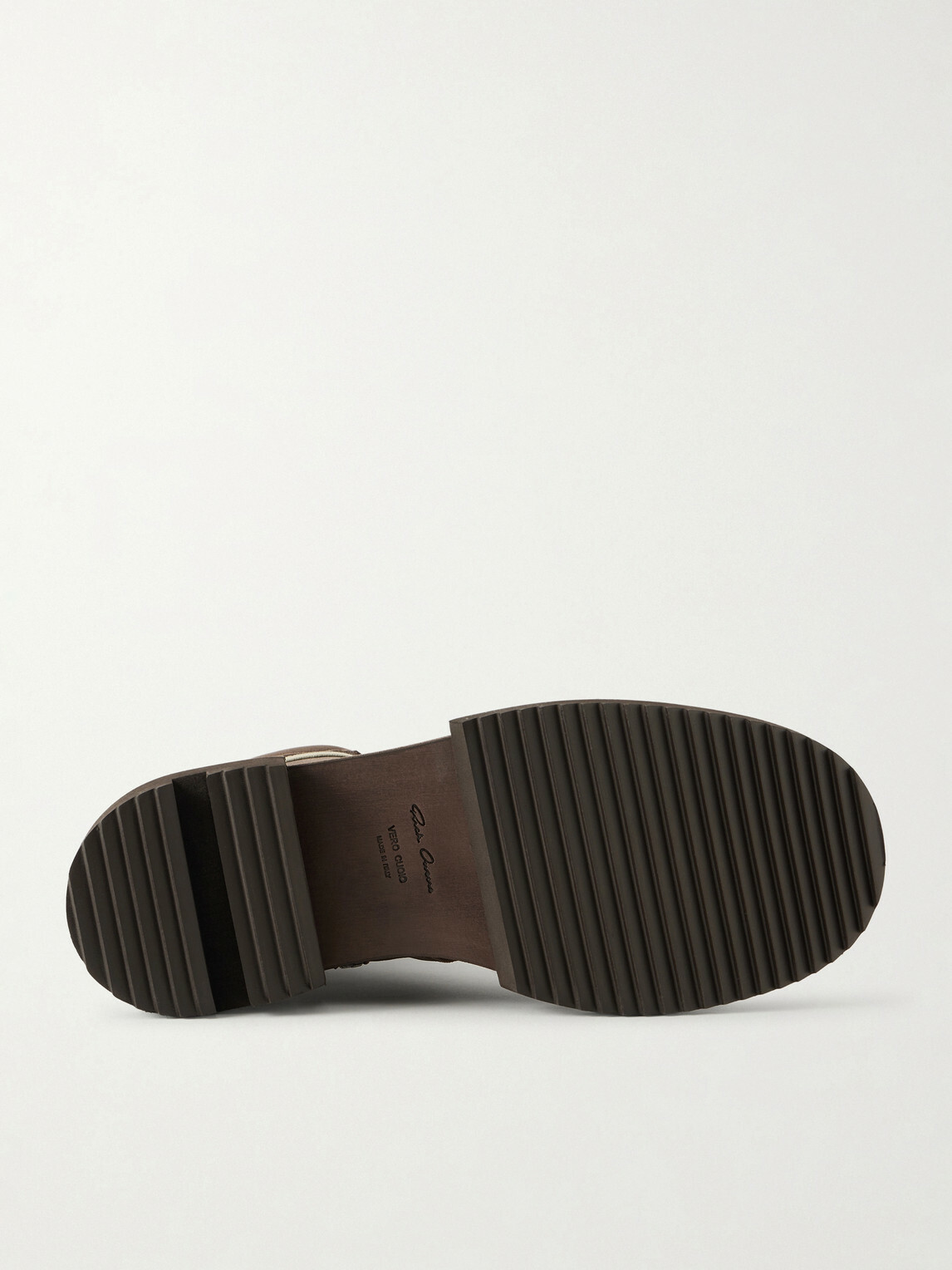 Rick Owens - Army Gabe Full-Grain Nubuck Boots - Brown