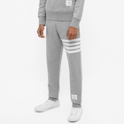 Thom Browne Men's Engineered Stripe Sweat Pant in Light Grey