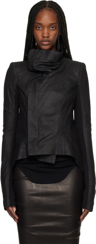 Photo: Rick Owens Black Temple Naska Leather Jacket