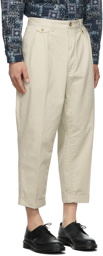 BEAMS PLUS Twill 2 Pleats Trousers