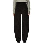 Lemaire Black Large Twisted Corduroy Trousers
