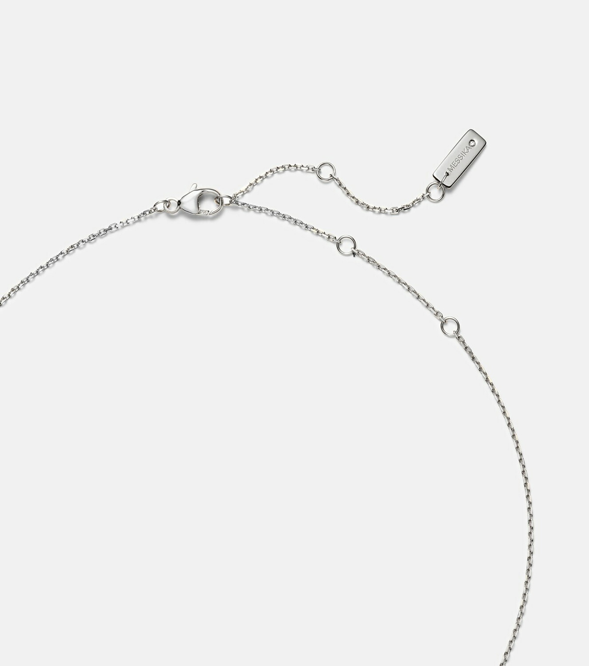 Messika Baby Move 18kt white gold necklace with diamonds