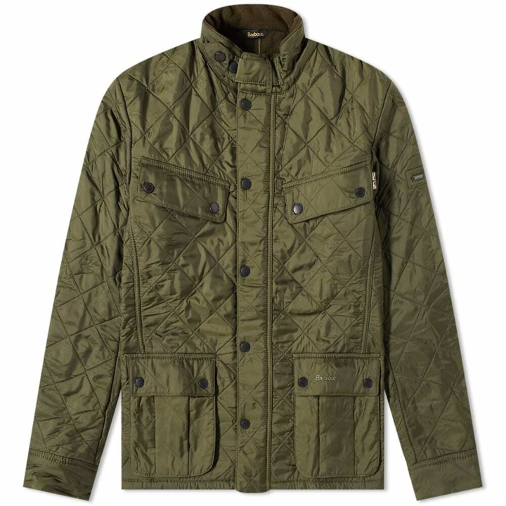 Photo: Barbour Men's International Ariel Polarquilt Jacket in Olive