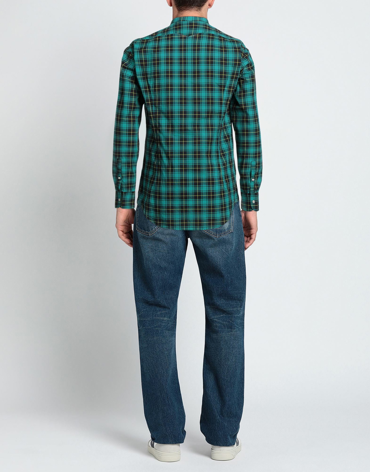Massimo Alba Mens Shirt Emerald in Green