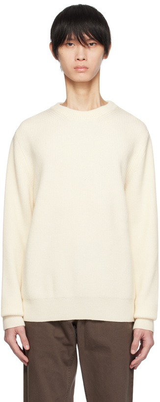 Photo: NORSE PROJECTS Off-White Rib Sweater