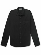 Save Khaki United - Standard Garment-Dyed Cotton-Poplin Shirt - Black