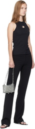 Rabanne Black Cotton Tank Top