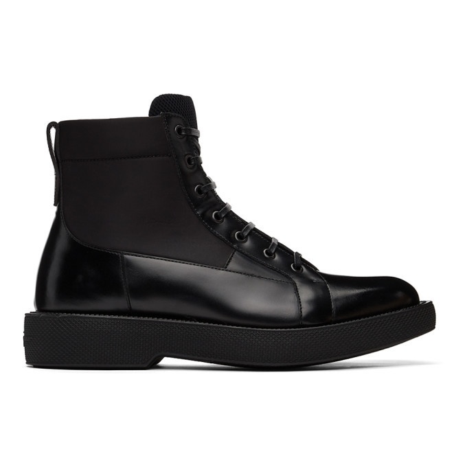 Photo: Salvatore Ferragamo Black ECONYL® Compact Boots