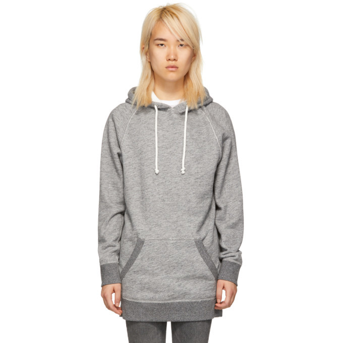 Photo: rag and bone Grey Racer Hoodie Dress