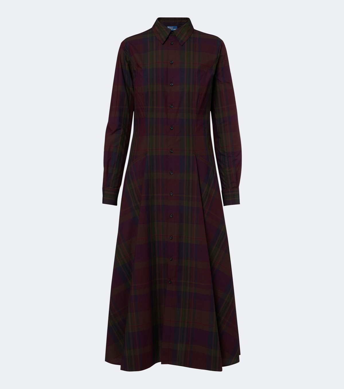 Polo Ralph Lauren Plaid cotton-blend shirt dress