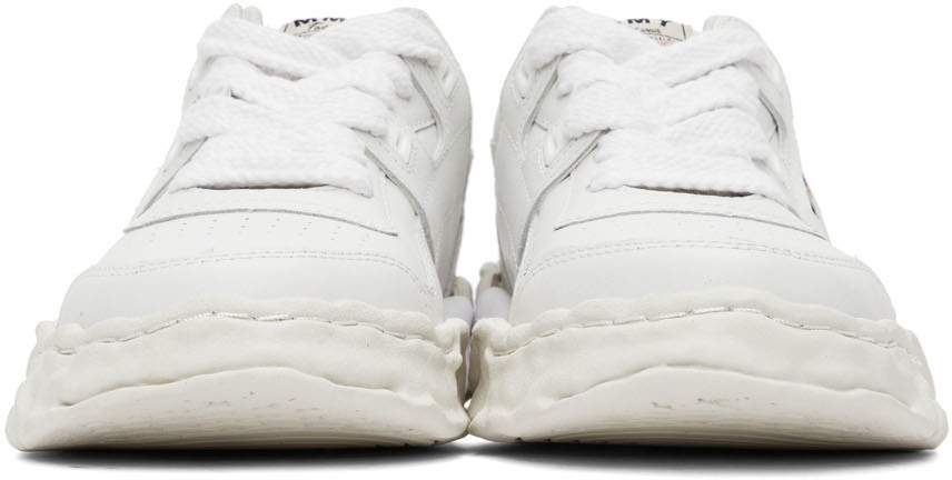Miharayasuhiro White OG Sole Leather Parker Sneakers