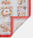 Etro Turandot printed silk scarf