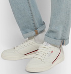 adidas Originals - Continental 80 Grosgrain-Trimmed Leather Sneakers - Off-white