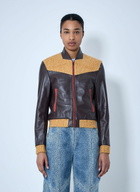 Kiko Kostadinov Konrad Leather Jacket