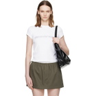 Alexander Wang White Hotfix Graphic Baby T-shirt