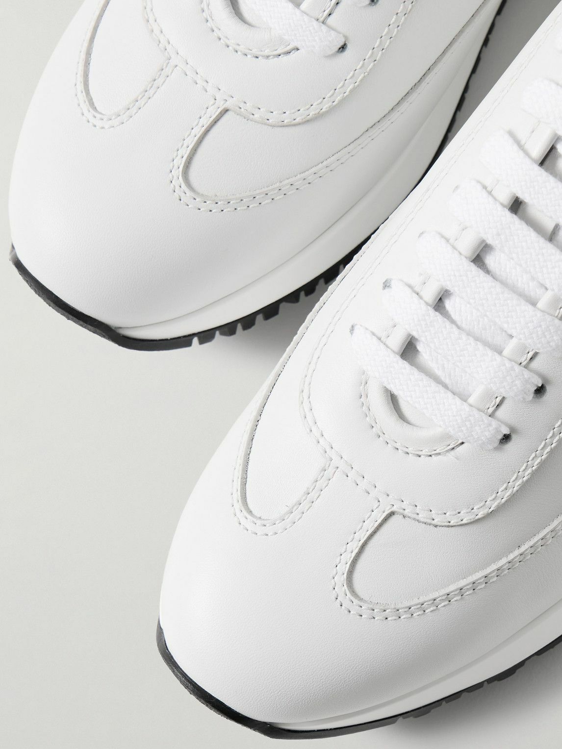 JOHN LOBB Made in Italy レザー スニーカー ホワイト John Lobb - Foundry II Leather Sneakers - White John Lobb