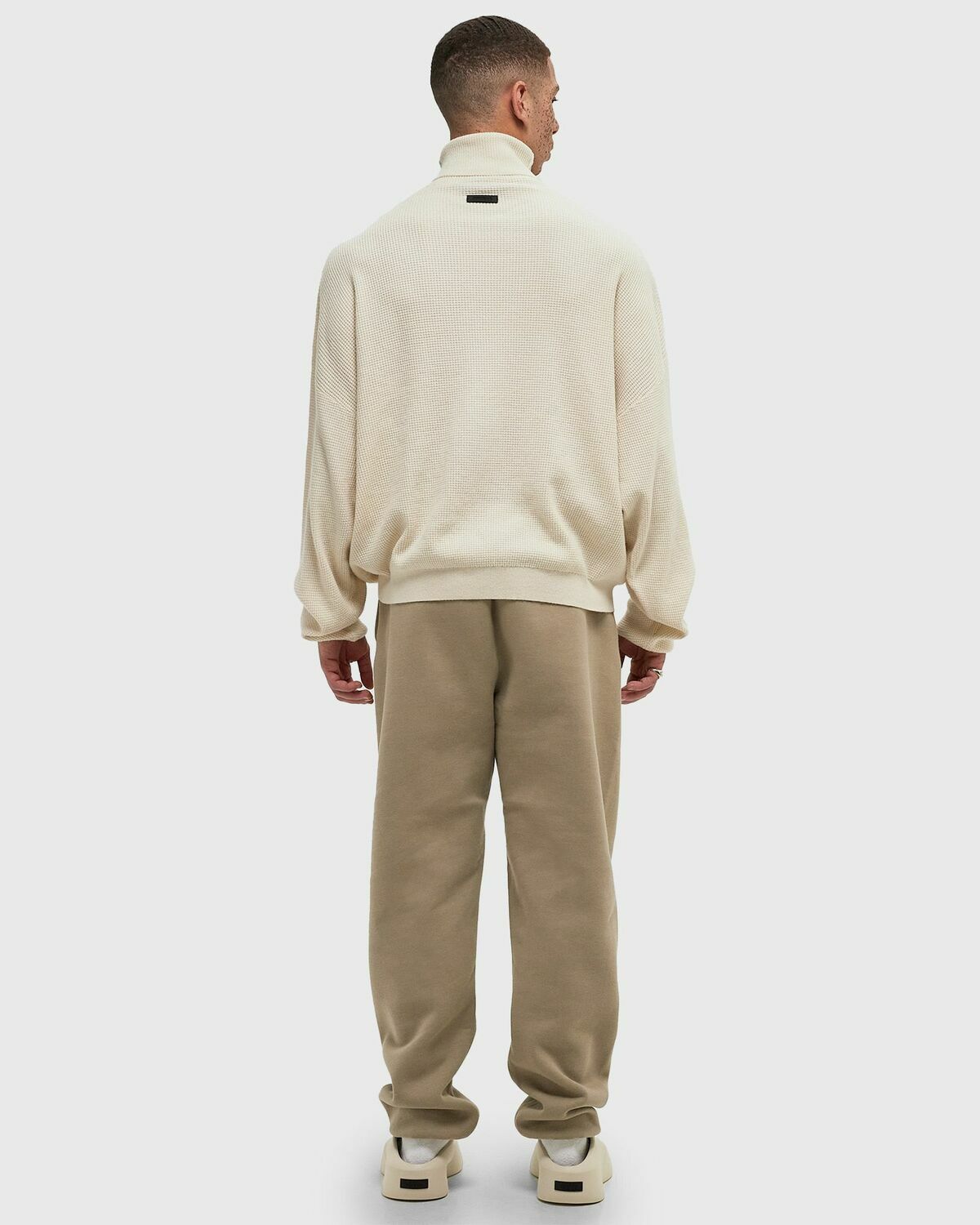 Fear of God Essentials WAFFLE TURTLENECK Beige Mens Pullover