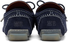 Wales Bonner Navy Montego Tasseled Loafers