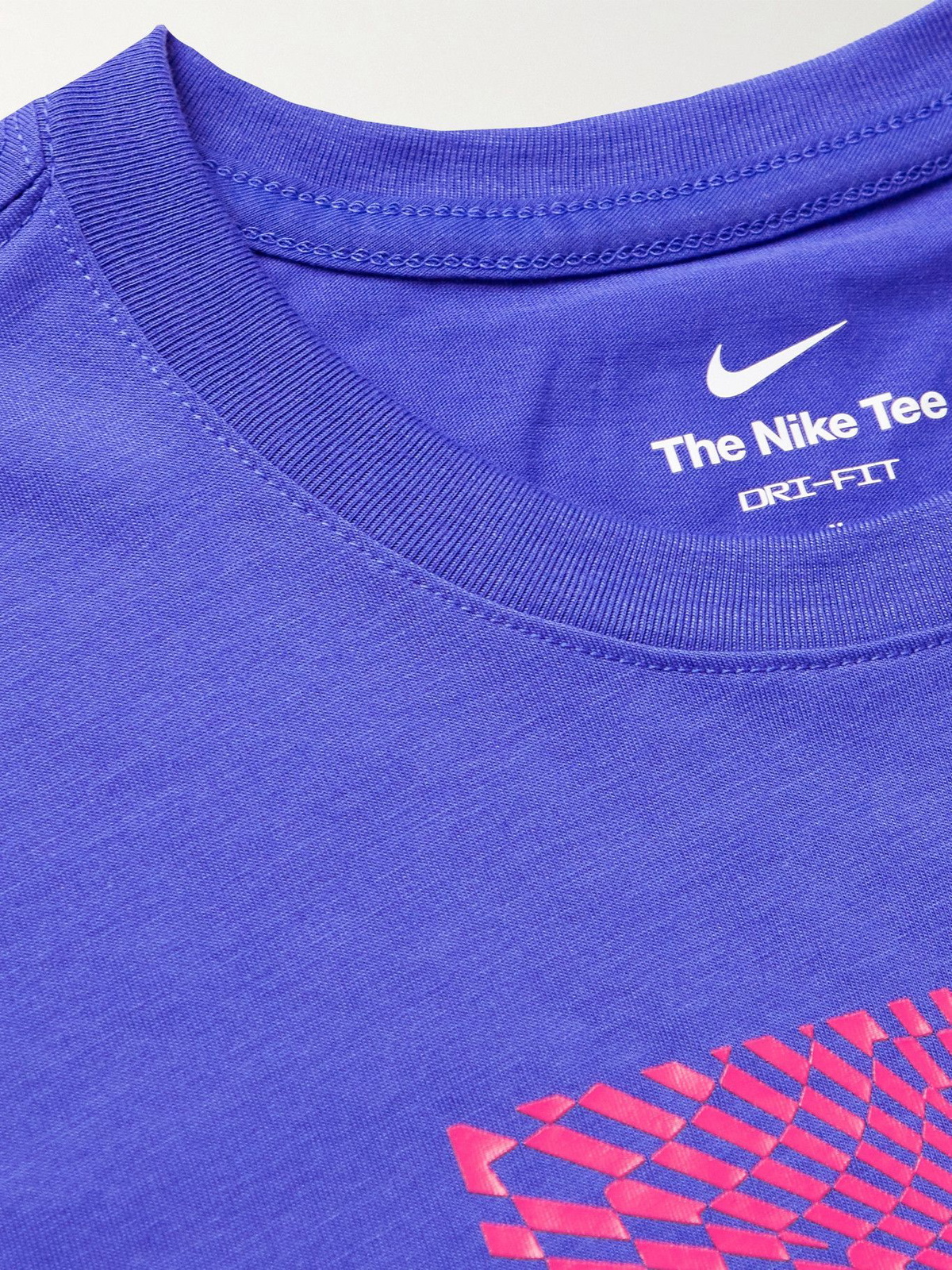 Nike Yoga Dri-Fit t-shirt in blue