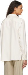 Loro Piana Off-White Silk André Shirt