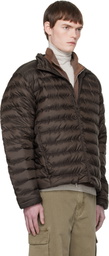 Canada Goose Brown 'Tonal Label' Stratus Down Jacket