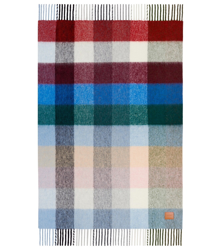 Photo: Loewe Checked alpaca and wool-blend blanket