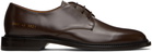 Common Projects Brown Polished Leather Derbys