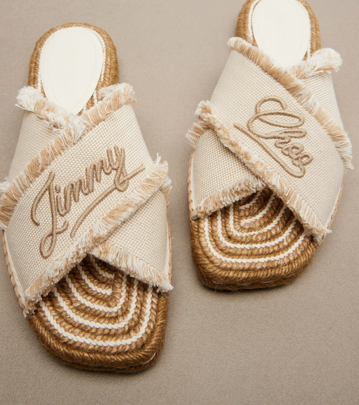 Jimmy Choo Aciel woven espadrille sandals