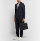 Ermenegildo Zegna - Pelle Tessuta Leather Briefcase - Black