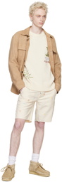 PRESIDENT's Off-White Floral Shorts