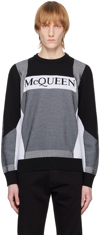 Photo: Alexander McQueen Black & White Jacquard Sweater