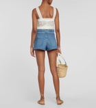 Veronica Beard Lovisa denim shorts