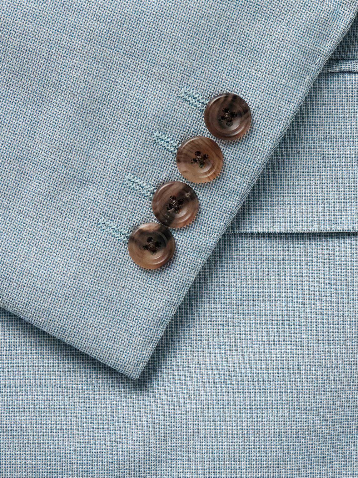 Richard James - Hepworth Double-Breasted Wool Suit Jacket - Blue